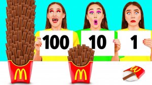 100 Слоев Еды Челлендж # Смешные Моменты