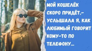 Истории из жизни/Мой кошелёк скоро придёт,- услышала я, как любимый говорит кому-то по телефону