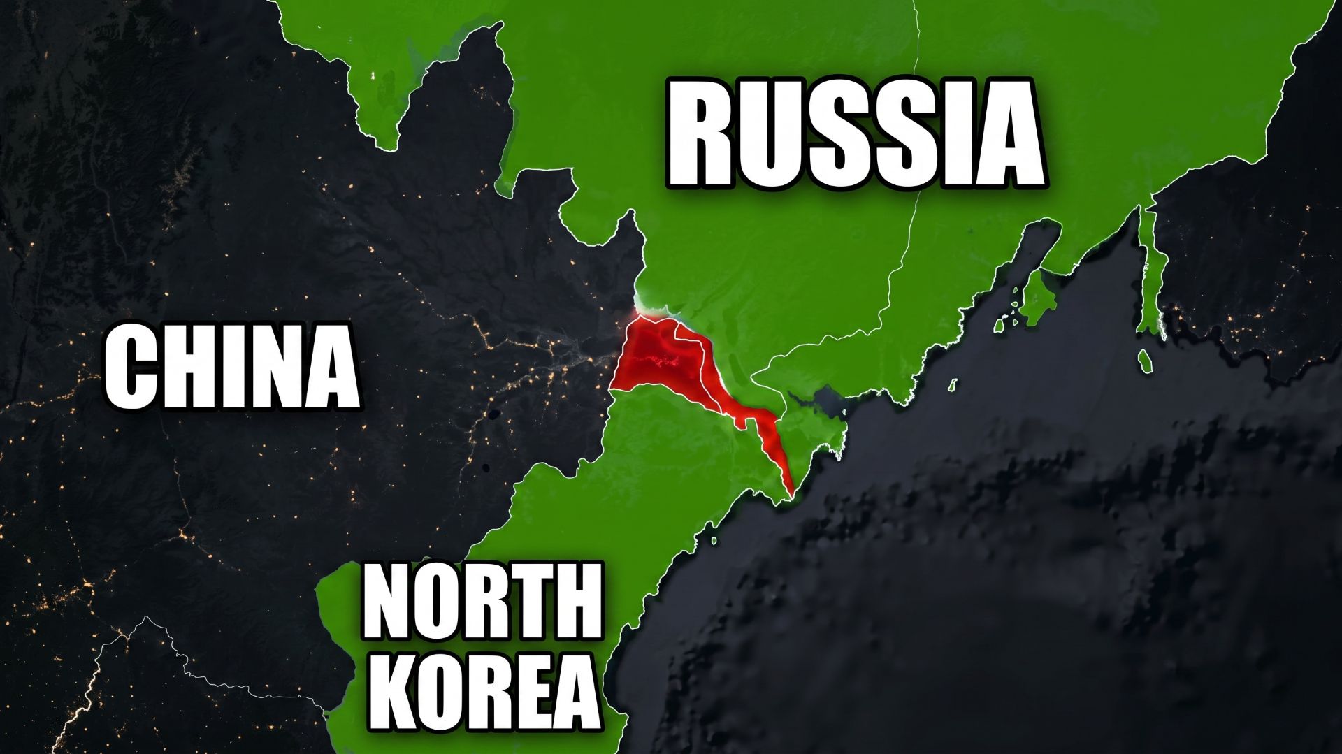 Эта Китайская Деревня Окружена КНДР и Россией