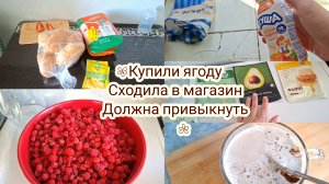 Купили ягоду/Сходила в магазин/Должна привыкнуть!
