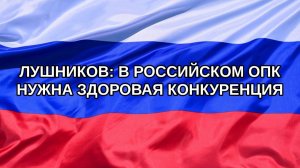 |Н. РФ| Лушников: в российском ОПК нужна здоровая конкуренция