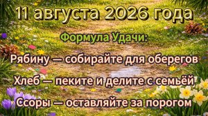 Народные приметы на 11 августа 2026 года