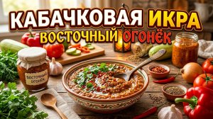 Кабачковая икра «Восточный огонёк»