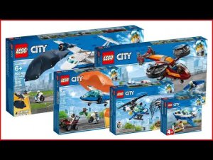 Распаковка наборов LEGO City Полиция 2019 года