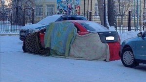 #1637.#ПРОГРЕВ ДВИГАТЕЛЯ ЗИМОЙ#ПРИКОЛЫ[HD](АВТО БЛОГ 2016)