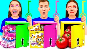 Выбери Правильный Ключ Челлендж # Забавные Кухонные Лайфхаки от PaRaRa Challenge