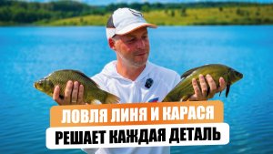 Ловля линя и карася. Решает каждая деталь