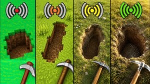Эксперимент в Minecraft: копаем прямо вниз — подборка с разным Wi-Fi