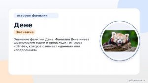 Открытие тайн происхождения и истории фамилии Дене: узнайте значение и правильное склонение!