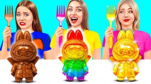 Бедная vs Богатая vs Ультра богатая еда Челлендж # Потрясающие Кухонные Хитрости TeenDO Challenge