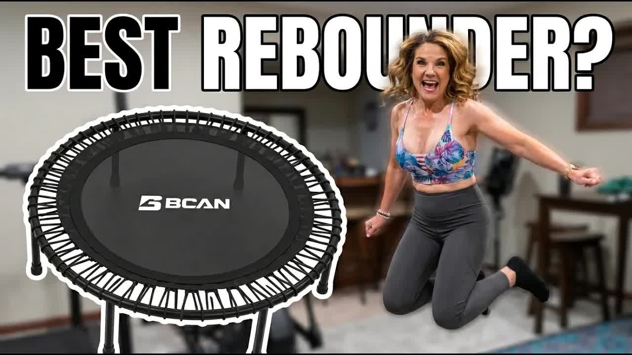 REBOUNDER UPGRADE!  BCAN 38'' Soft Land Pro Rebounder Trampoline Review #ad