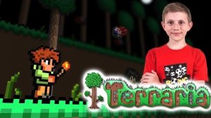 TERRARIA первый поход и строительство дома - Эта игра удивила Даника