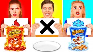Горячее, Холодное или Ничего Челлендж # Съедобная Битва от Ideas4Fun Challenge