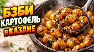 Бэби картофель в казане