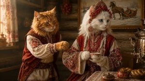 На окошке два цветочка. Коты жгут -  369 Cats