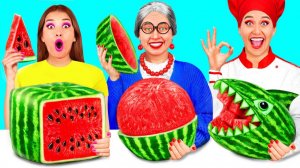 Кулинарный Челлендж# Я против Бабушки # Сумасшедший Челлендж от Fun Fun Challenge
