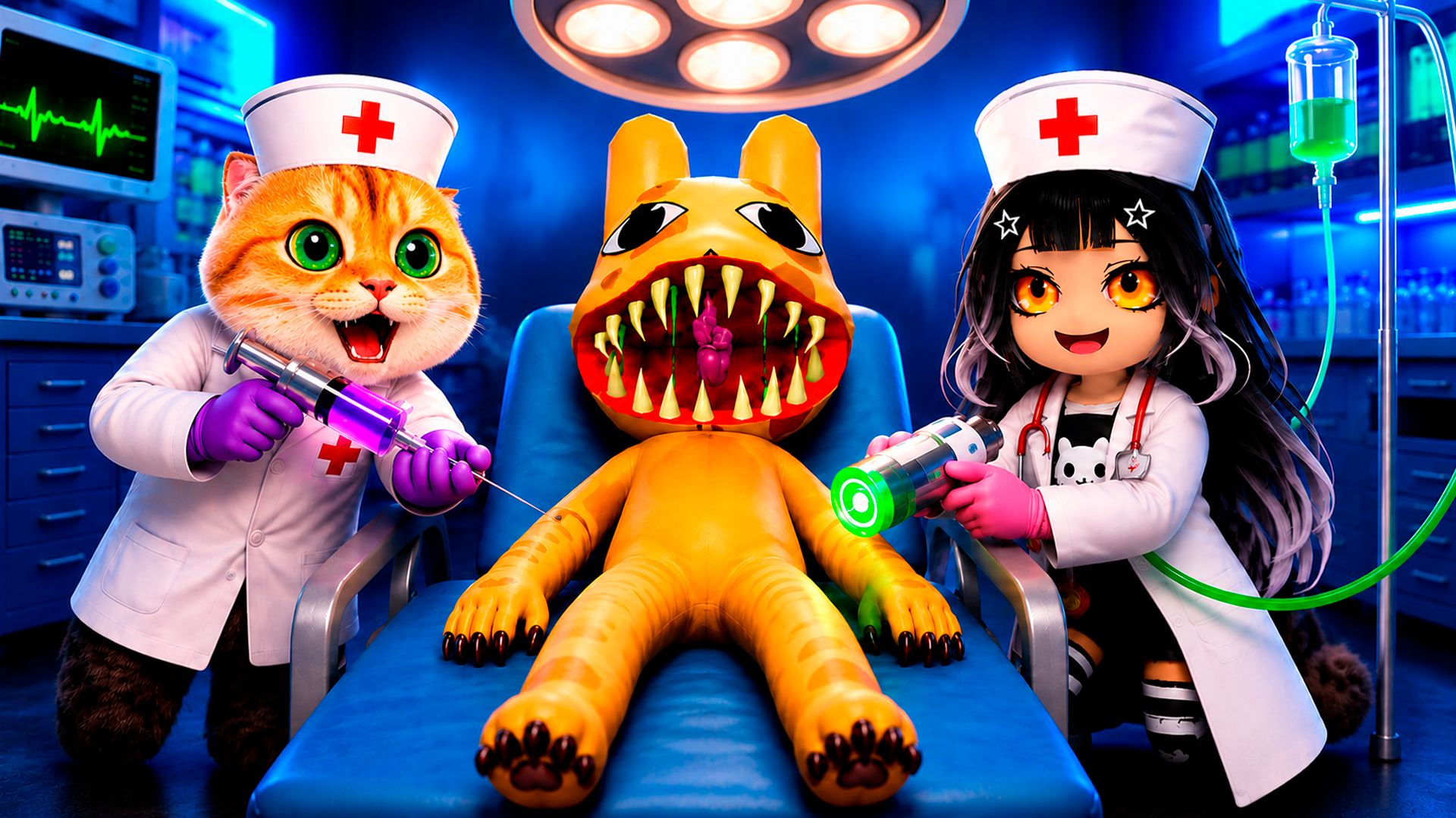 ЛЕЧУ ЖИВОТНЫХ с КОТ ПЕРСИК в РОБЛОКС | РАСКРЫЛИ ТАЙНУ АНОМАЛИЙ в ROBLOX ANIMAL HOSPITAL
