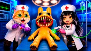 ЛЕЧУ ЖИВОТНЫХ с КОТ ПЕРСИК в РОБЛОКС | РАСКРЫЛИ ТАЙНУ АНОМАЛИЙ в ROBLOX ANIMAL HOSPITAL