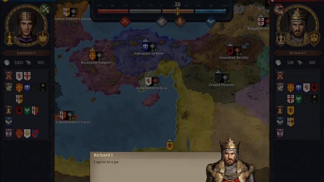 Conquest As The Ayyubid Dynasty In Crusades Mode In The Game 