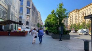 Красивая летняя прогулка по центру Москвы 🔥 Красная площадь Манежная и Тверская 30°C