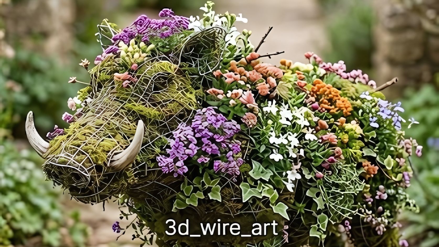 КАБАН СЕКАЧ  3d_wire_art