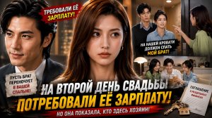 На второй день после свадьбы они потребовали её зарплату… Но невеста показала, кто здесь хозяин!