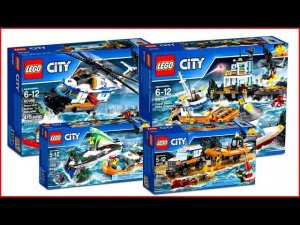 Сборка всех наборов LEGO City Береговая охрана: подборка для коллекционеров