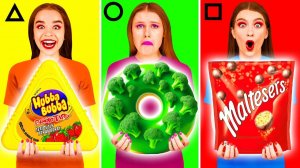 Геометрический Челлендж с Едой # Удивительные Лайфхаки и Хитрости от