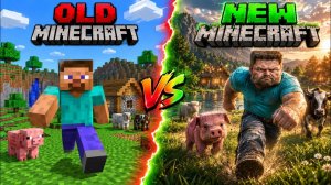Эксперимент: сравнение старых и новых версий Minecraft