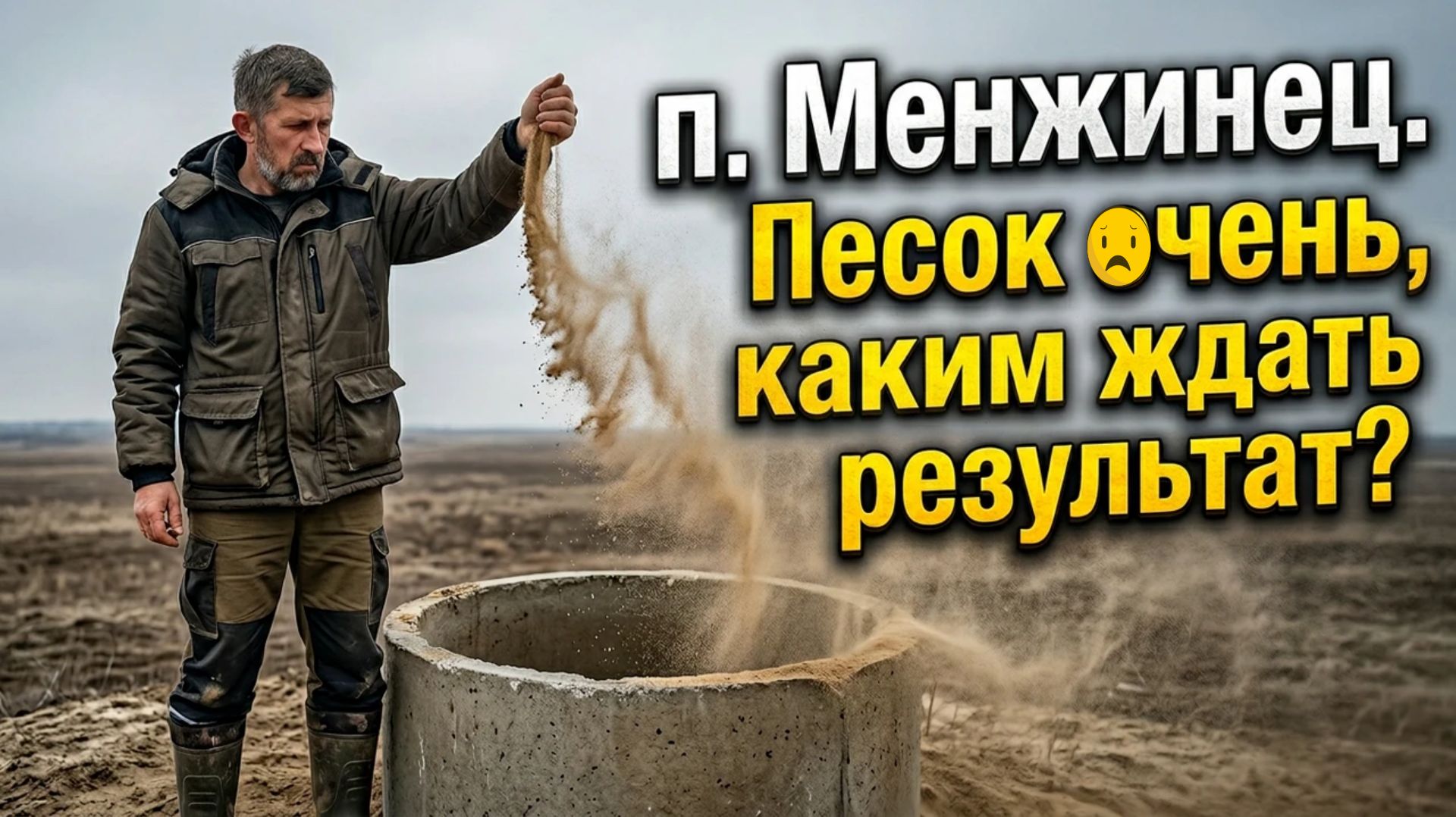 Ловили сантиметры песка коротким фильтром!