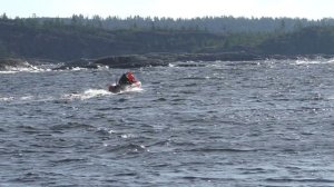 Boatsman 360AS в шторм