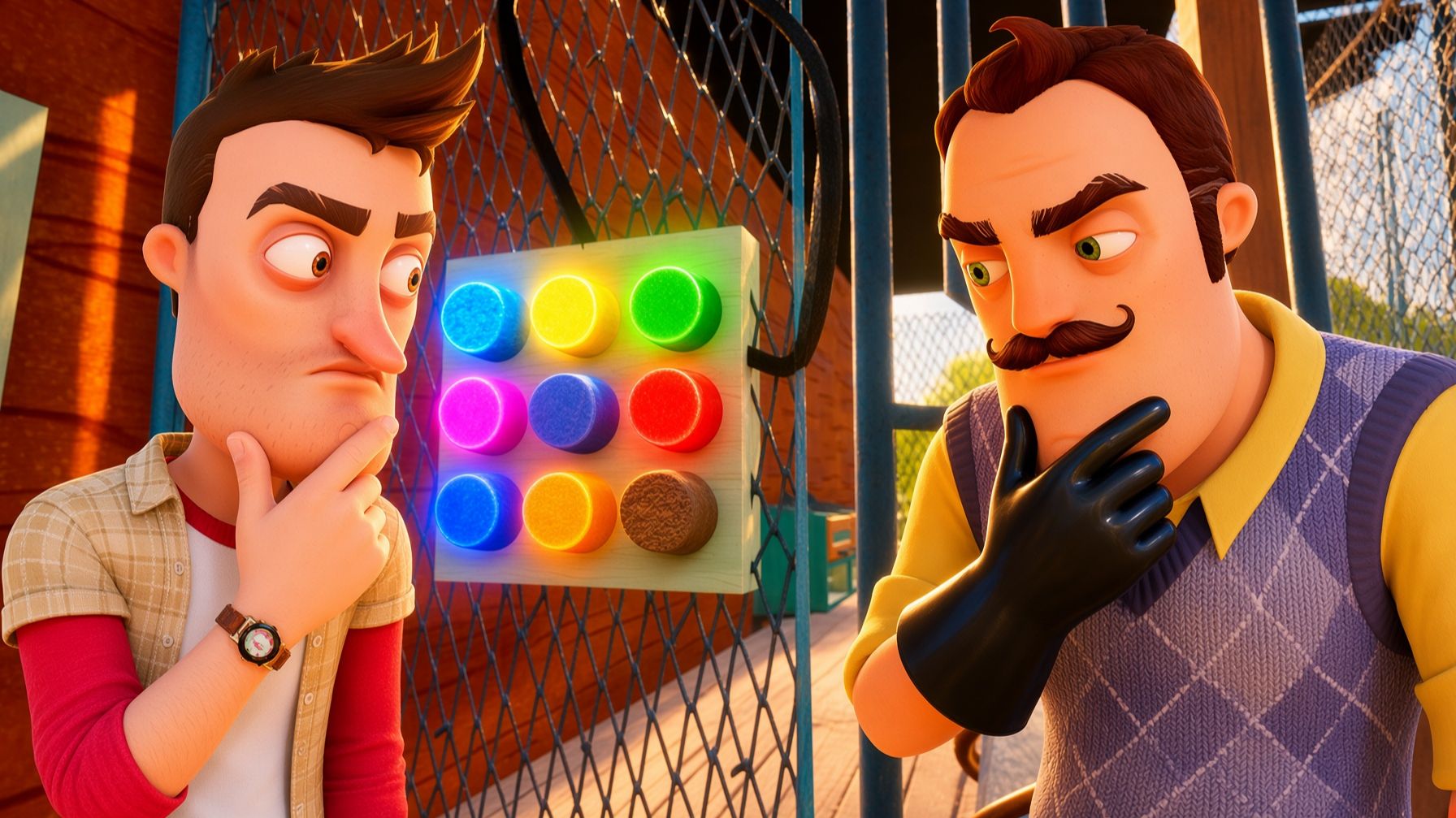 УГАДЫВЕМ КОД ПРИВЕТ СОСЕДА!HELLO NEIGHBOR ПРОХОЖДЕНИЕ МОДА NEW HOME NEIGHBOR