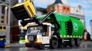 🚛 Огромный зелёный мусоровоз LEGO 😱 Начинается большая уборка! ♻️