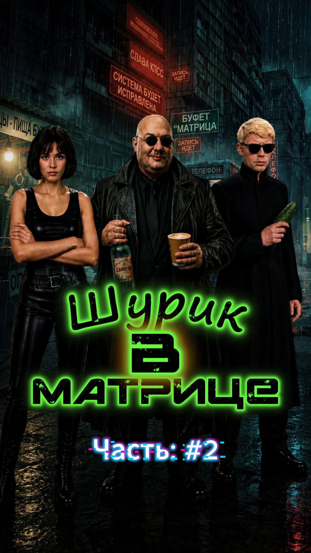 ШУРИК В МАТРИЦЕ: Волюнтаризм в Чебурнете! 💊🕶️ Полный Кибер-Гайдай #2