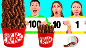 100 Слоев Еды Челлендж # Безумные Ситуации на Кухне от MeMeMe Challenge