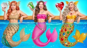 Бедная vs Богатая vs Ультра Богатая Русалка # Смешные Моменты от DO