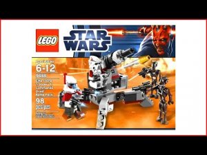 LEGO Star Wars 9488: Элитные клоны и дроиды-коммандос — распаковка