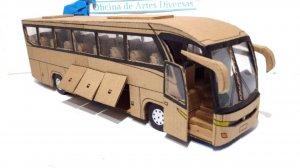 как сделать автобус из картона