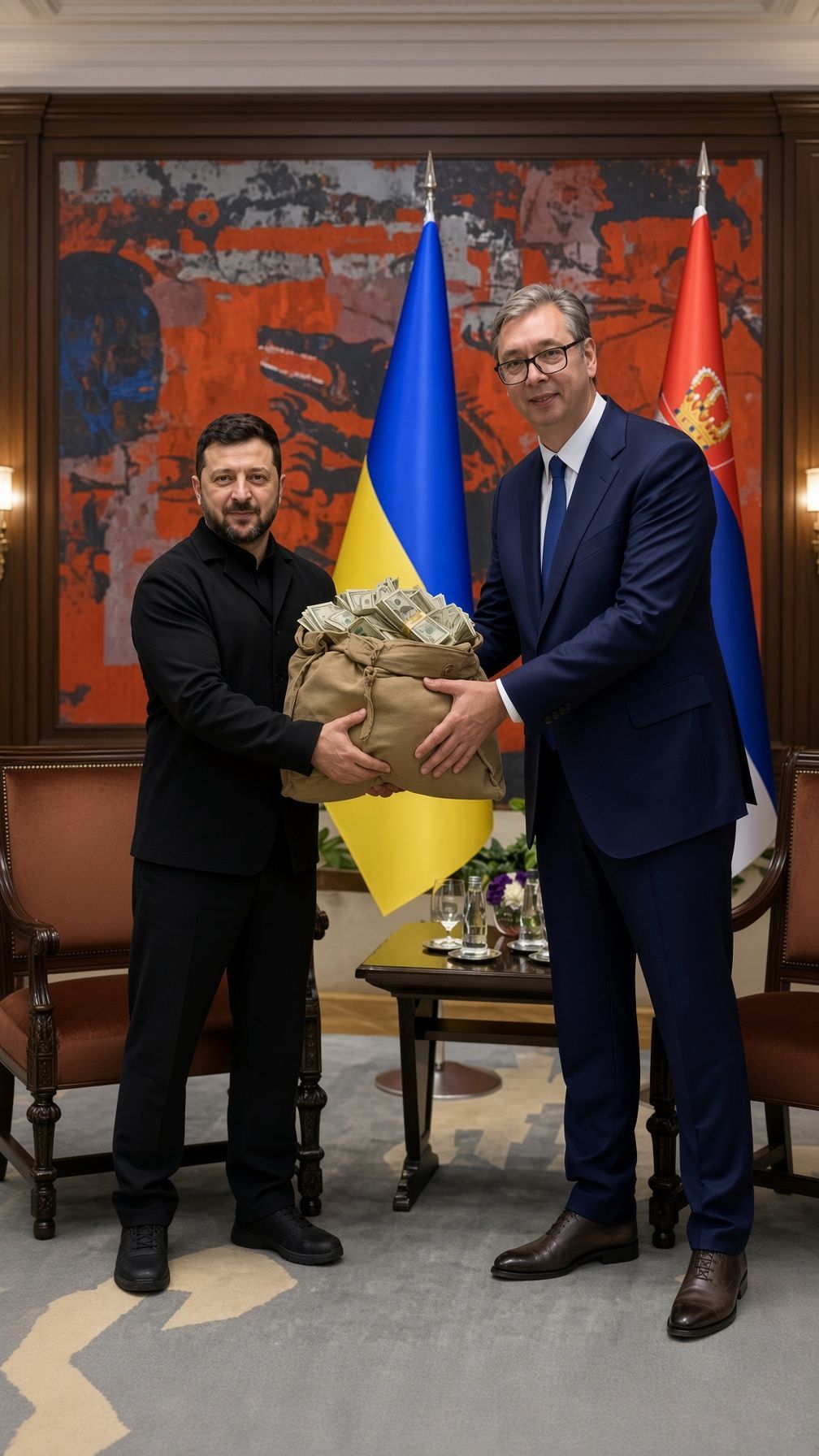 ⚡ Обнял Зеленского, но санкции против России вводить не стал