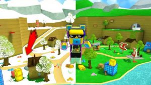 В Медвежьей деревне и черепашьем городке выпал снег, прохождение Super Bear Adventure