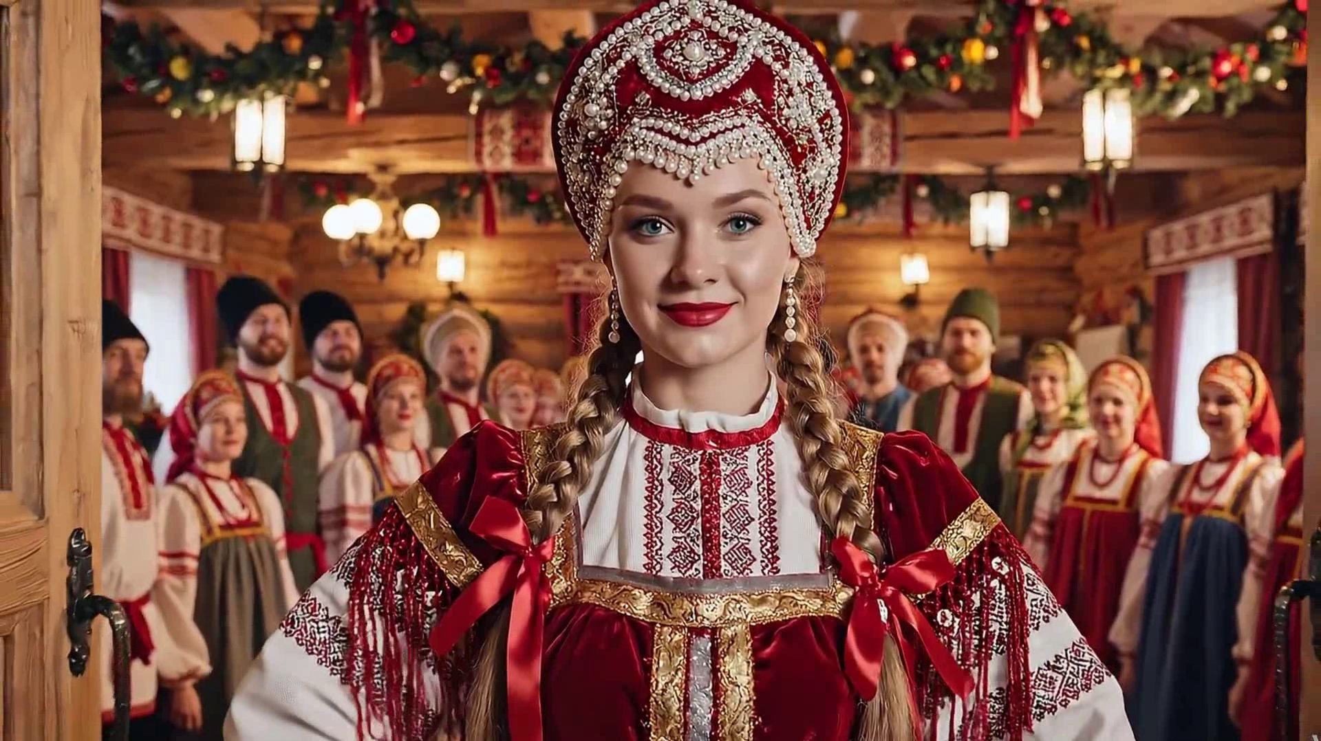 Русская красавица...