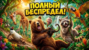 ОНИ ТВОРЯТ ПОЛНЫЙ БЕСПРЕДЕЛ! 🐒 Приколы с Животным | ЗооХайп