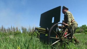 100 лет боев за Луганск в Гражданскую. Острая могила, реконструкция белой и красной армии, ЛНР.