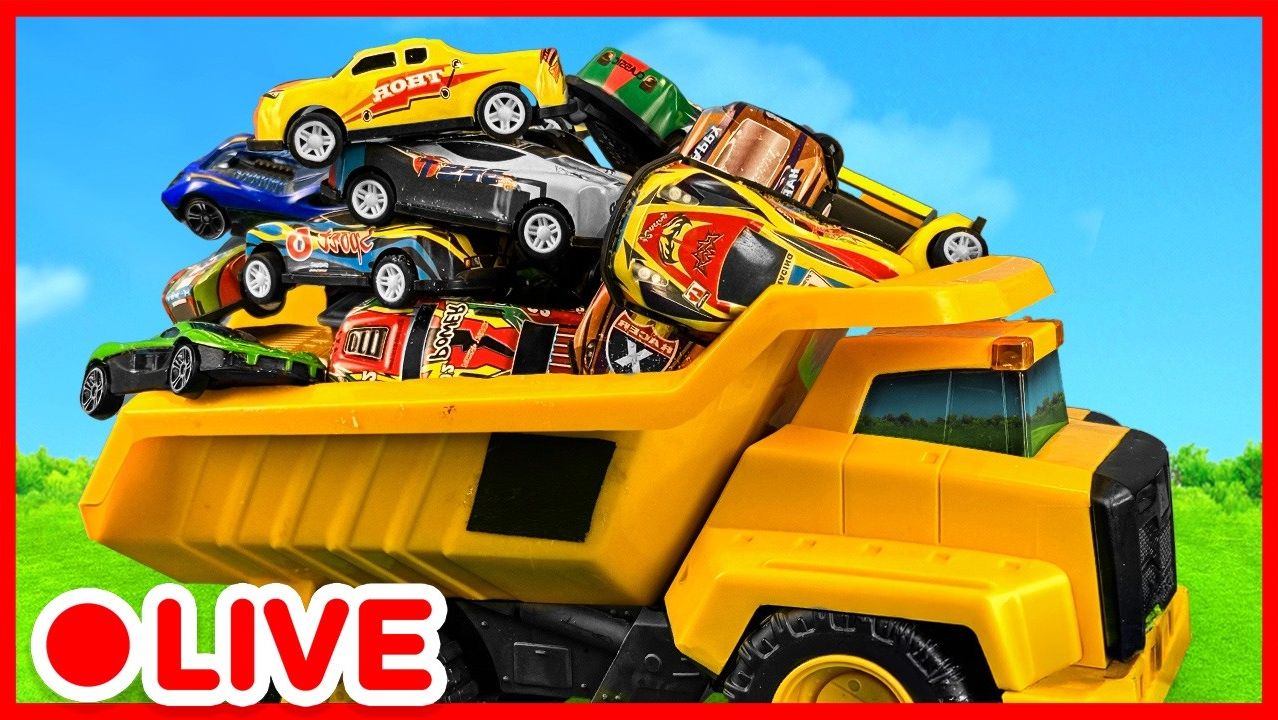 Экскаватор и самосвал Toys ЭПИЧЕСКОЕ приключение 🏗️ Строительная техника для детей