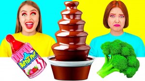 Шоколадный Фонтан Челлендж # Забавные Кухонные Лайфхаки от Fun Fun Challenge