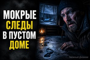 В пустой деревне кто-то следил за лесовозом
