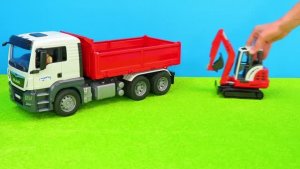 Пожарная машина Грузовик Трактор 🚚 Игрушечное видео детям