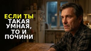 ЕСЛИ ТЫ ТАКАЯ УМНАЯ, ТО И ПОЧИНИ