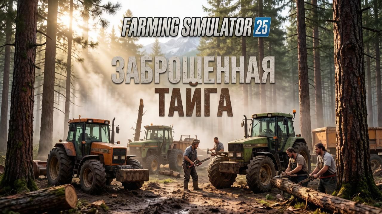 🚜Карта «Заброшeнная тайга» Farming Simulator 25🚜