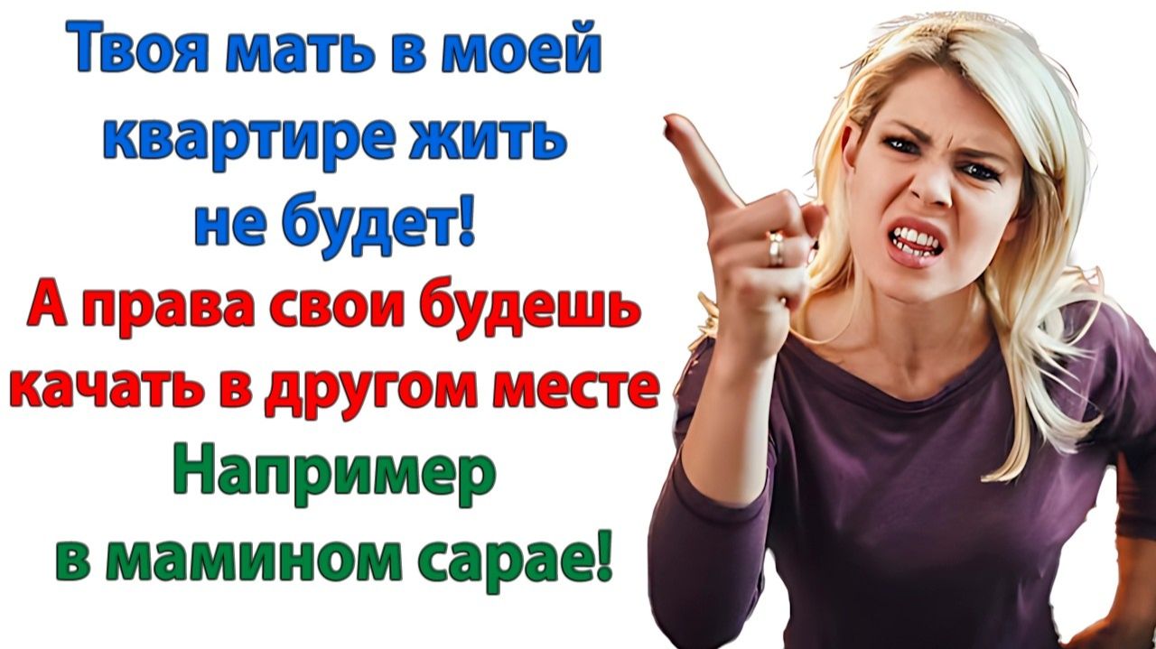 Истории из жизни|Так, дорогой, давай проваливай к своей мамочке|Аудиорассказы|Реальные истории
